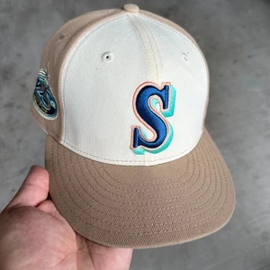 Size 7 1/8 Hat Club Exclusive Sugar Shack 3.0 Seattle Mariners Size 59fifty - Picture 1 of 3