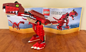 LEGO Creator 3 In 1 - 6914 Prehistoric Hunters - Build 3 Dinosaurs!! - Complete