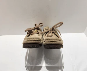 Clarks Women's Brown Originals Wallabee 35395 Lace Up Suede Shoes Size 7 M - Picture 1 of 11