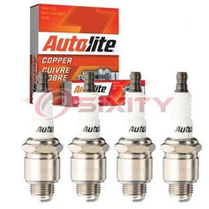 4 pc Autolite Copper Core Spark Plugs for 1943-1958 Jeep Willys 2.2L L4 tl - Picture 1 of 5