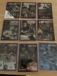 Harry Potter and the Sorceror’s Stone Holographic Foil 9 Card Set Artbox 2005 - Picture 1 of 1