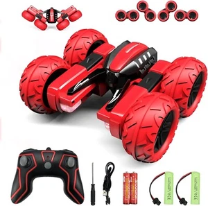 Remote Control Car for 6-12 Years Old Boys Girls Birthdays Headlight, Red - Picture 1 of 7