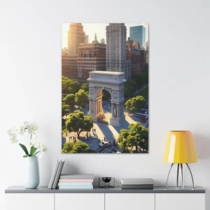 Canvas Prints, Grand Army Plaza Brooklyn Wall Art, NYC Decor, New York City - Picture 1 of 5