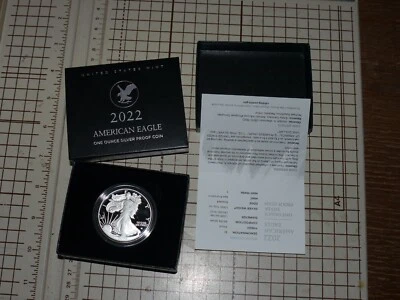 2022 P AMERICAN LIBERTY PROOF SILVER MEDAL IN ORIGINAL GOVERNMENT PACKAGING 1 OZ - Image 1 of 4