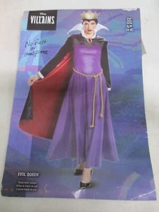 Villains Evil Queen Costume Womens Small 4-6 Disney Dress Purple No Crown Belt - Picture 1 of 11