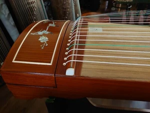 21-String Rosewood Guzheng, Chinese Zither Harp Instrument, Koto - Picture 1 of 7