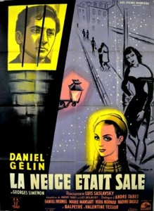 SIMENON PROSTITUTION LA NEIGE ETAIT SALE Luis Saslavsky 1953 FRENCH POSTER 47x63 - Picture 1 of 1