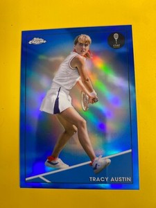 RS13366  2021 Topps Chrome Tennis Blue Refractors #2 Tracy Austin #96/99
