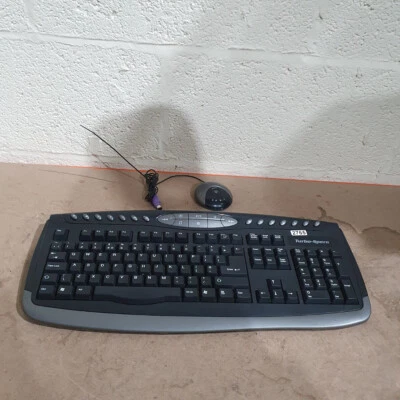 KX-3801 Black Wired USB Turbo-Spero QWERTY Multimedia Keyboard - Image 1 of 4