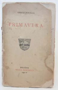 Primavera 1931 SIGNIERT Erstausgabe Enrico Turolla - Bild 1 von 5