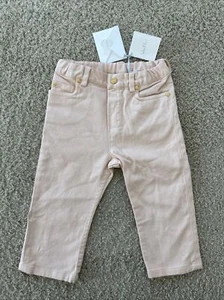 NWT 100% Authentic BABY DIOR Girl Pants / Jeans - Size 12 Pink - Picture 1 of 7