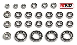 RC Bearings Carisma GT14B COMPLETE set Metal or Rubber inc Steering LONG LIFE - Picture 1 of 2