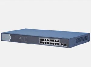 Unmanaged PoE Network Switches DS-3E0518P-E 16x10/1000Mbps 16port Auto - Picture 1 of 6