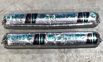 Qty.2 Tremco Dymonic FC Black 20.3oz Sausage Tubes Sealant New