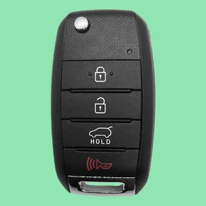 Kia Soul 2014-2019 OEM Flip Key Remote OSLOKA-875T + New Flip Key Blade (PSD) - Picture 1 of 6