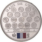 [#1022997] Francja, medal, L'Europe des XXVII, 10 Ans de l'Euro, Bank, 2012, MS(