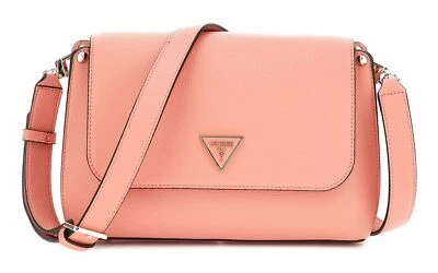 GUESS Meridian Flap Crossbody Bag Schultertasche Tasche Coral koralle Neu
