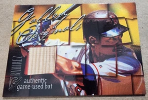Gioco originale Topps Gallery 2003 usato Bat Card Manny Ramirez #GO-MR - Foto 1 di 2