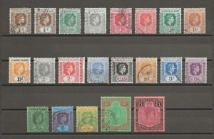 LEEWARD ISLANDS 1938/51 SG 95/114c USED - Picture 1 of 1