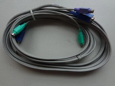 Compaq 147095-001 127016-001 12ft KVM CABLE  - Image 1 of 3