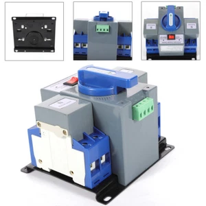 2P/63A Dual Power Automatic Transfer Switch Generator Changeover Switch 220V kit - Picture 1 of 9