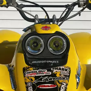 Honda 400ex Headlight Assembly: Aftermarket LED Pod light Headlight Assembly - Bild 1 von 8