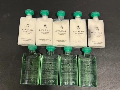 BVLGARI Shampoo and Conditioner LOT of 9 Au the vert (Green Tea) 2.5 fl oz Foto 1 de 4
