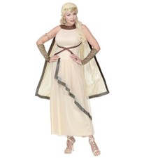 CARNEVALE COSTUME VESTITO DEA GRECO ROMANA DONNA TAGLIA L WIDMANN