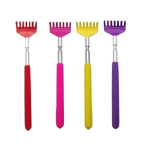 4 Pcs Extendable Stainless Steel Telescoping Back Scratcher Massager Extends 22" - Picture 1 of 2
