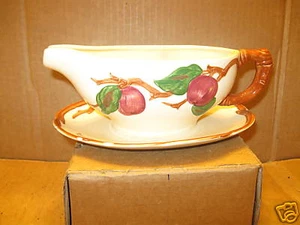 Franciscan Gravy Bowl Apple Franciscan with Plate - Picture 1 of 1