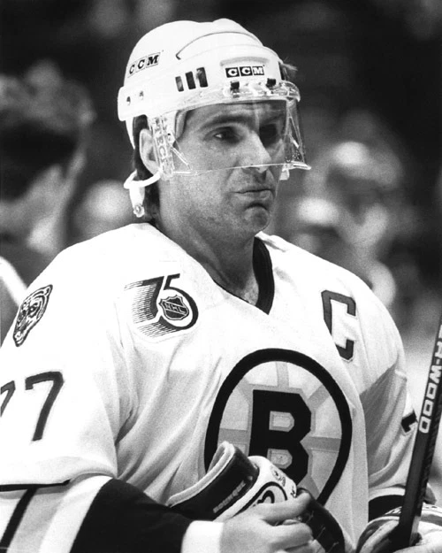 Póster impreso de hockey de la NHL con foto brillante de los Boston Bruins RAY BOURQUE Foto 1 de 1
