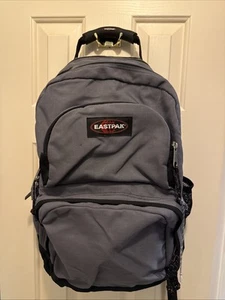 EASTPAK Grey And Black Padded For Laptop Many Pockets, Heavy Plastic Top Handle - Photo 1/7