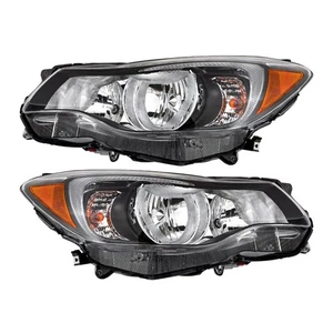 Headlight For Subaru Impreza 2012-2015 XV Crosstrek& 2013-2014-2016 Halogen Pair - Picture 1 of 10
