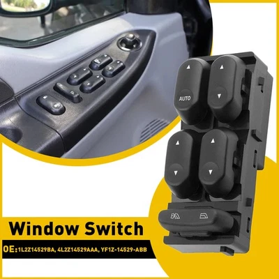 Master Window Power For Switch 2002-04 Ford F250 F350 F450 F550 Super Duty Truck - Image 1 of 4