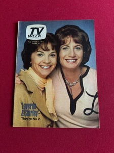 1977, Laverne & Shirley, "TV WEEK" Magazine (No Label) Vintage / Scarce - Picture 1 of 2