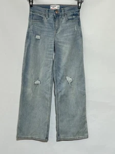 Jeans Abercrombie bambino vita alta gamba larga 9/10 invecchiato macchiato vedi foto - Foto 1 di 8