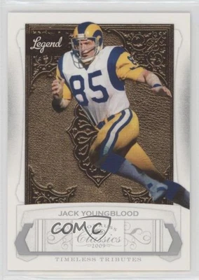 2009 Donruss Classics Legend Timeless Tributes Silver /100 Jack Youngblood HOF - Image 1 of 2