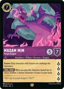 LOR Madam Mim - Purple Dragon Rise Legendary Normal #47/204 - Picture 1 of 1