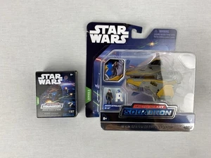 Star Wars Micro Galaxy Squadron Anakin’s Skywalker Jedi Interceptor mit Extra NEU - Bild 1 von 24