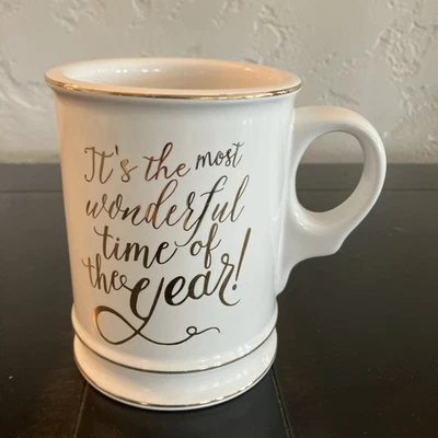 Taza Mud Pie Christmas Its The Most Wonderful Time of the Year 2015 - Sin usar Foto 1 de 4