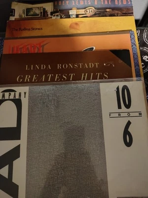 CLASSIC ROCK VINYL LP LOT, BAD COMPANY, LINDA RONSTADT, HEART & MORE - Image 1 of 4