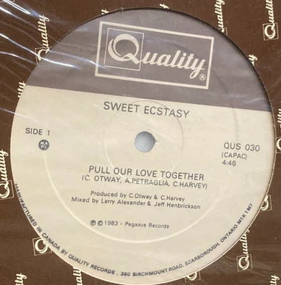 SWEET ECSTASY Pull Our Love Together / JAM PARTY ~ SEALED 12" ©1983 Funk BOOGIE Foto 1 de 4