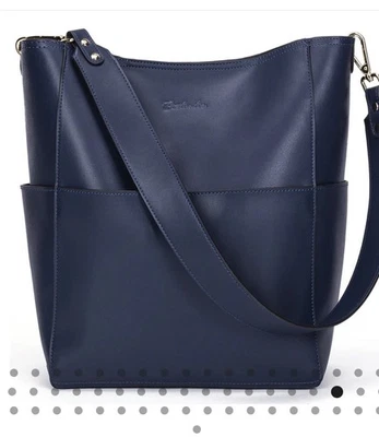 Bolsa de ombro Bostanten Lottie azul marinho hobo bolsa 2 alças destacáveis - Imagem 1 de 4