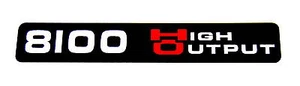 (HO) 8100 High Output EMBLEM (B) Super Sized BLACK - Picture 1 of 1