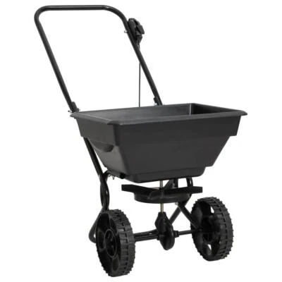 Garden Lawn Salt Seed Fertilizer Walk Behind Push Spreader Tool 92x46x70 cm 15 L - image 1 of 4