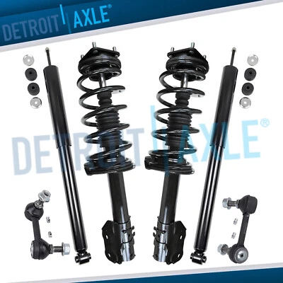 Front Struts w/ Coil Spring Rear Shocks Sway Bars Kit for 2007 - 2015 Mazda CX-9 — 第 1/4 张图片