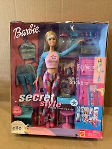 2003 Barbie Secret Style Deluxe Fashion Wardrobe New In Box Never Played