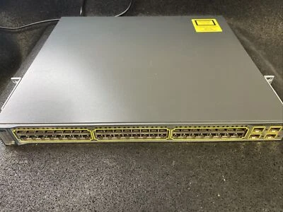 Cisco WS-C3750G-48TS-S 48 Gigabit Ports Layer 3 Switch 3750G-48TS-S - Image 1 of 4