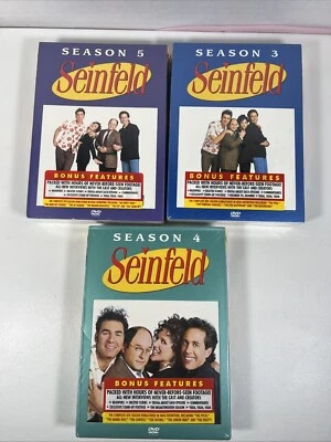 Seinfeld Dvd Sealed Tv Show lot seasons 3,4,5 Brand New Foto 1 de 2