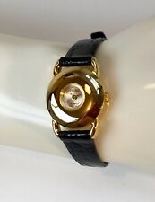 Pedre Women's Vintage Petite Gold-Tone Leather Strap Watch Good-VG cond Works